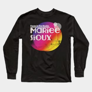 Mariee Sioux faces in the rocks Long Sleeve T-Shirt